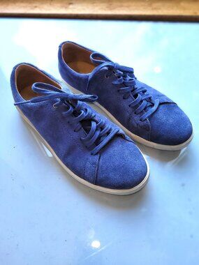 Cole Haan Women's Blue Suede Sneakers Size 9B